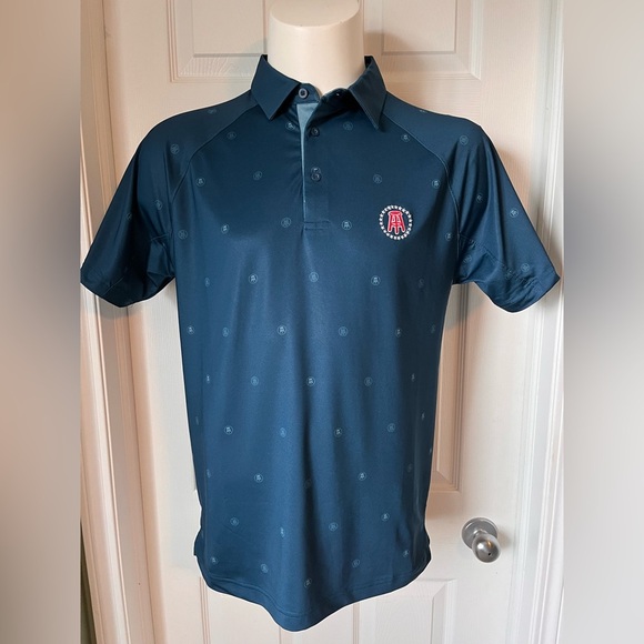 Mens Barstool Sports Stools and Stars Short Sleeve Golf Polo Medium - Picture 5 of 8